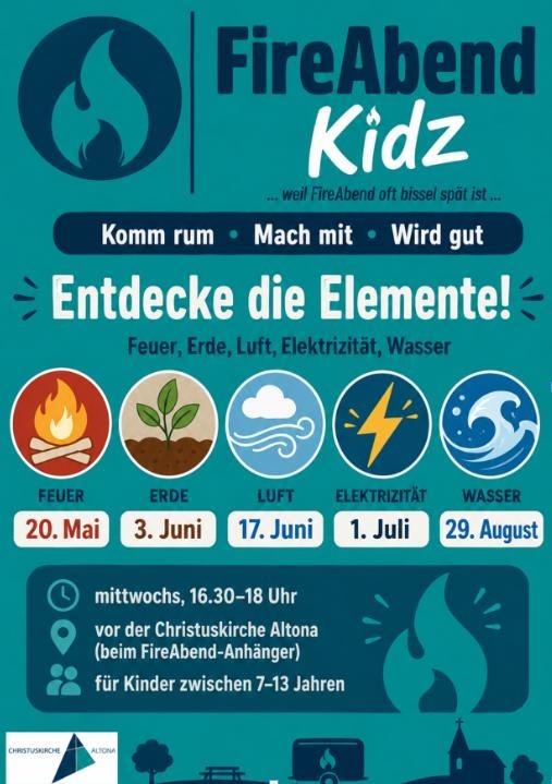 Neu am Mi., 20.Mai: FIREAbendKidz