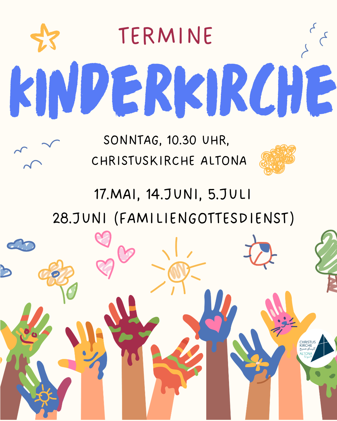 Infos zur Kinderkirche - aktuelle Termine